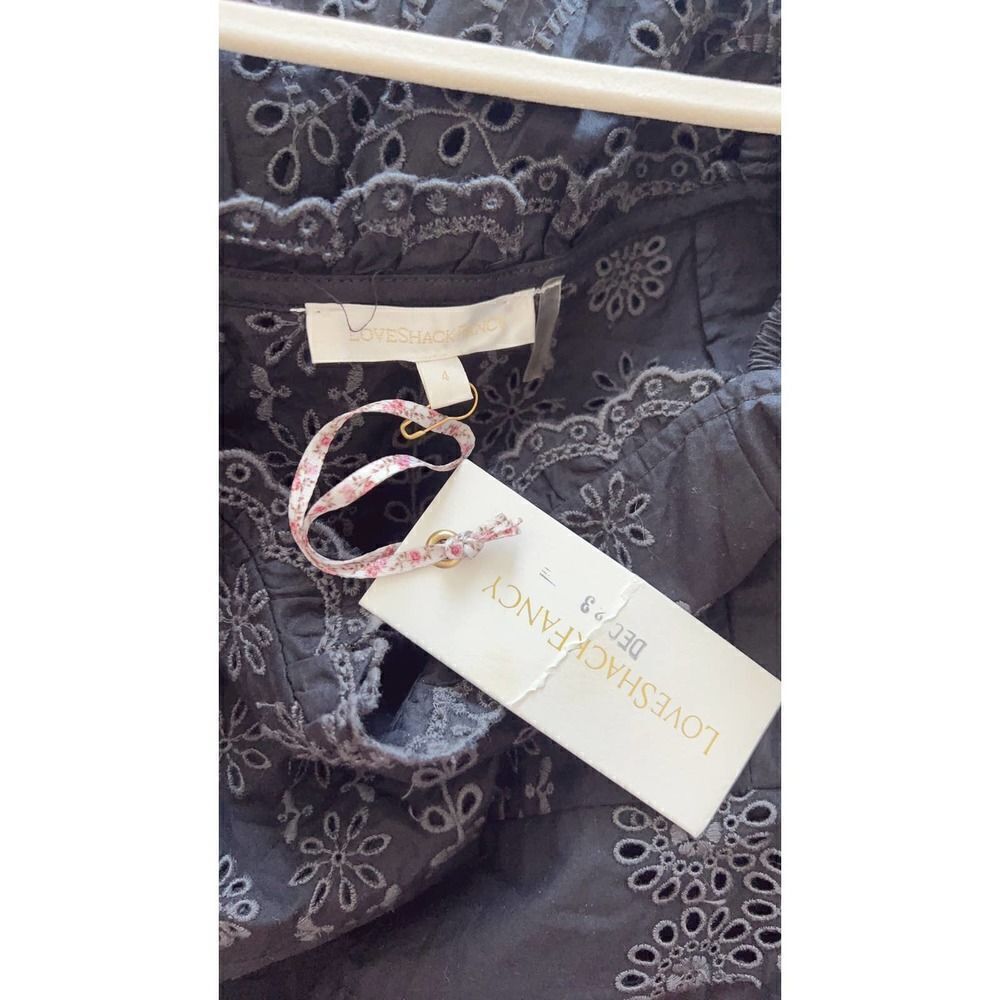 Love Shack Fancy Toulon Dress black US4 - Picture 11 of 11